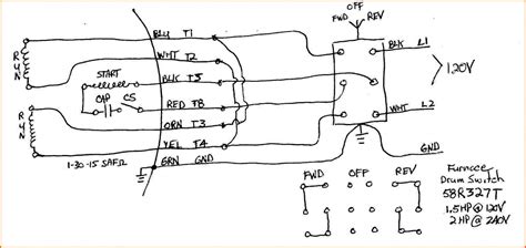 Capacitor Single Phase Motor Wiring Diagram