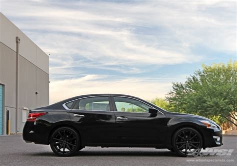 2013 Nissan Altima with 20" Gianelle Spidero-5 in Black wheels | Wheel Specialists, Inc.