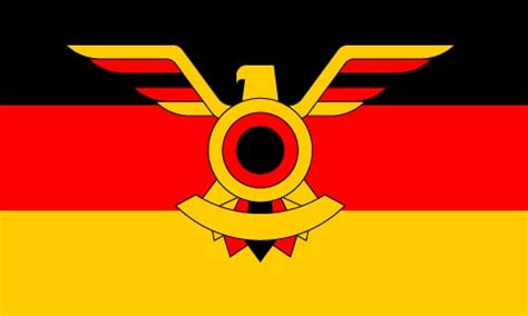 Flag of the German Airforce, the Luftwaffe (fixed Version) : vexillology