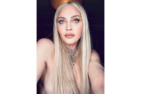 Madonna Posts Sexy Topless Selfies to Her Instagram