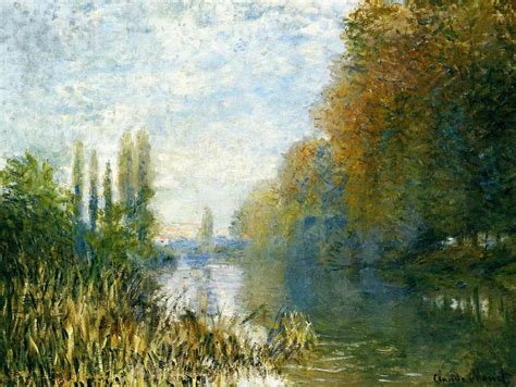 The Banks of The Seine in Autumn, 1876 - Claude Monet - WikiArt.org