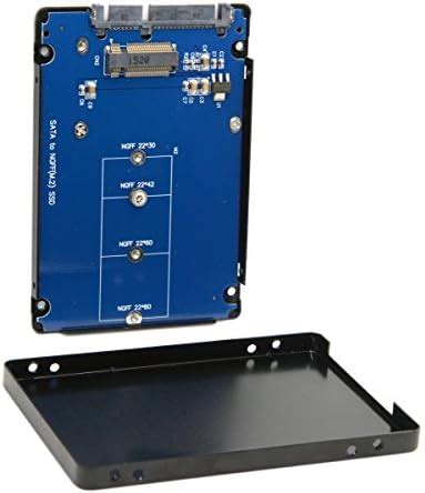 SABRENT M.2 SSD a 2.5 Pulgadas SATA III Adaptador de Carcasa de Aluminio (EC-M2SA) : Amazon.com ...