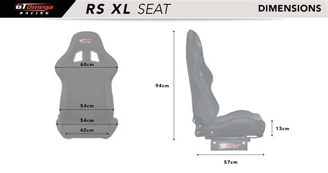 GT Omega XL Racing Simulator Seat | Premium Quality Racing Seats – GT Omega EU