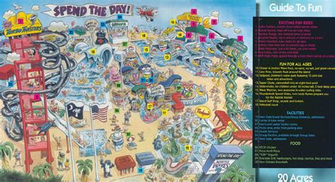 Myrtle Waves Water Park Map and Brochure (2024 - 1995) | ThemeParkBrochures.net