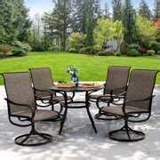 Rent to own Sophia & William 5 Piece Metal Outdoor Patio Dining Set ...