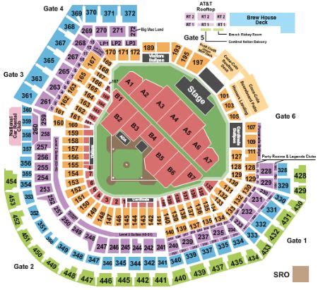 Busch Stadium Tickets and Busch Stadium Seating Chart - Buy Busch Stadium St. Louis Tickets MO ...