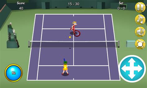 🕹️ Play Tennis Video Game: Free Online Single Player Tennis Game vs the Computer for Kids & Adults