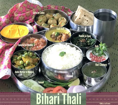 Bihari Thali and Protein Rich Kadi Badi - Ribbons to Pastas