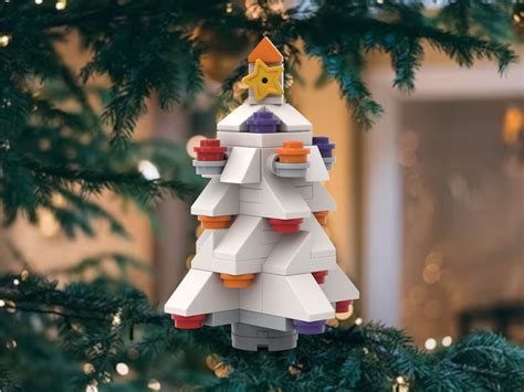 LEGO MOC White Xmas Tree Ornament (More Affordable) by lamlegos ...