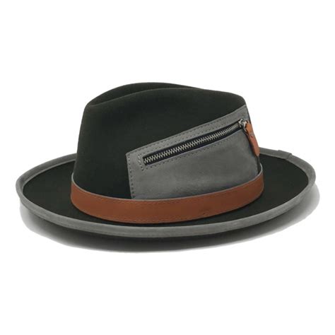 Doria 1905 - Cameron - Drop Hat Green Orange Grey - Accessories ...