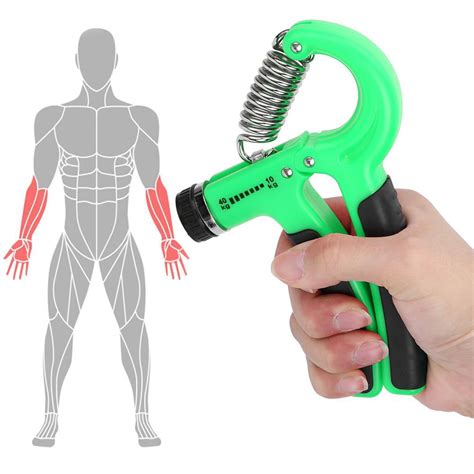 FAGINEY Hand Grips Strengthener Adjustable Resistance 10-40KG for Arm ...