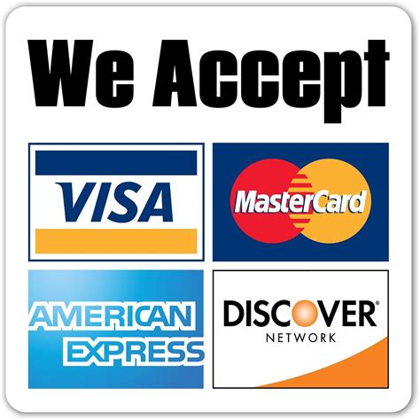 Other Point of Sale & Money Handling MasterCard CREDIT CARD LOGO DECAL STICKER Discover and ...