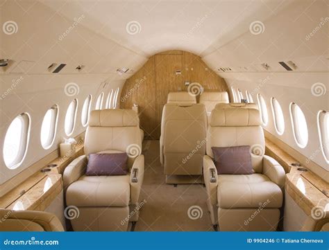 Business jet interior stock photo. Image of spacious, fuselage - 9904246