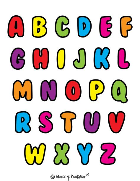 Printable letters alphabet letters – Artofit