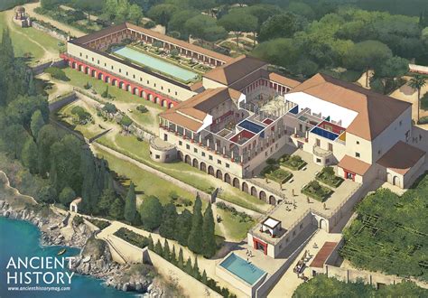 Reconstruction of the Villa dei Papyri (Illustration) - World History ...