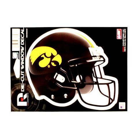 Iowa Hawkeyes 5" x 6" Helmet Die-Cut Window Decal - Walmart.com ...