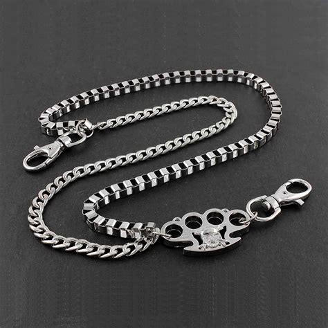 Solid Stainless Steel Wallet Chain Cool Punk Rock Biker Trucker Wallet – iChainWallets