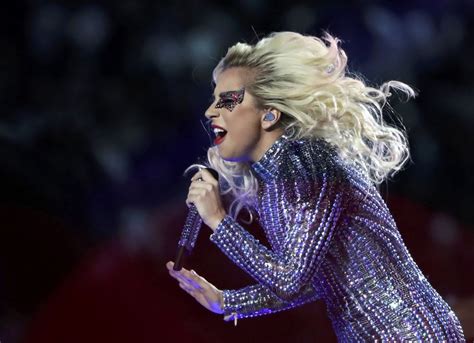 LADY GAGA Performs at Halftime Show at Super Bowl LI in Houston 02/05 ...