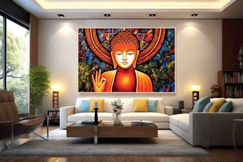 Meditation buddha painting On Canvas best of 20