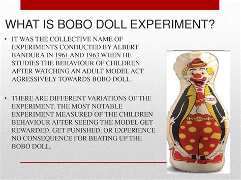 SOLUTION: Topic bobo doll - Studypool