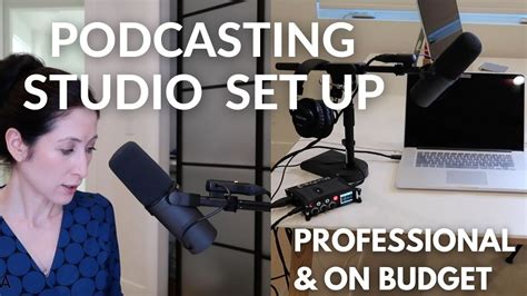 Professional PODCASTING Studio For $1,184 | Podcasting Equipment Setup ...