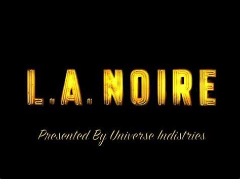 L.A. Noire The Forgotten Soundtrack. Homicide Desk main theme. Video ...