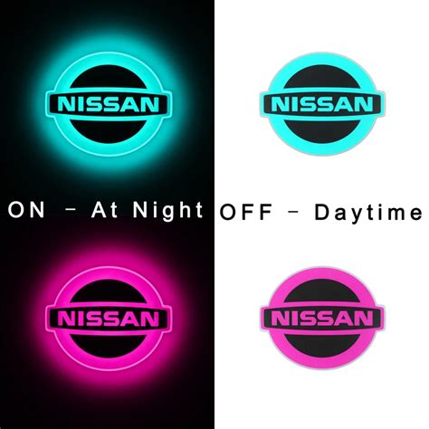 Illuminated Old Nissan LOGO Custom Emblem Lighting For Nissan Leaf