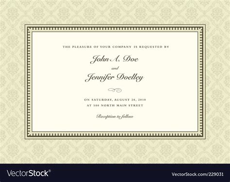 Formal frame Royalty Free Vector Image - VectorStock