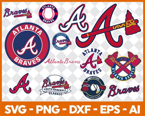 Atlanta Braves SVG - Atlanta Braves Logo MLB Baseball SVG cut file for cricut files Clip Art ...