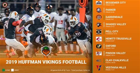 2019 Huffman High School Football Schedule – Birmingham City Schools ...