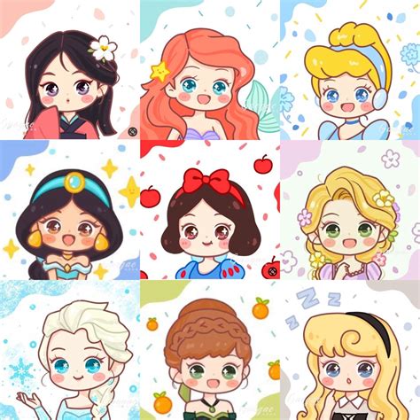 Cute disney princesses – Artofit