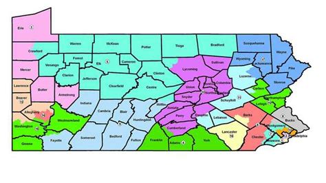 GOP leaders unveil revamped map of Pennsylvania congressional districts