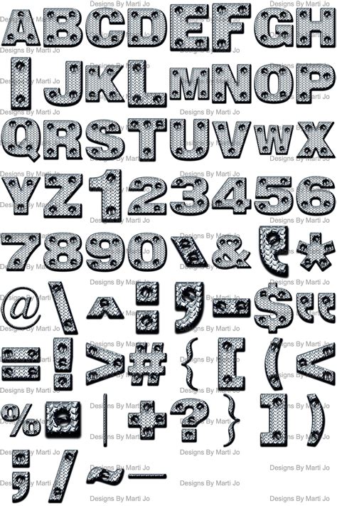 Metal Plate Letters Digital Clipart Printable Chrome Metal - Etsy | Lettering styles, Digital ...