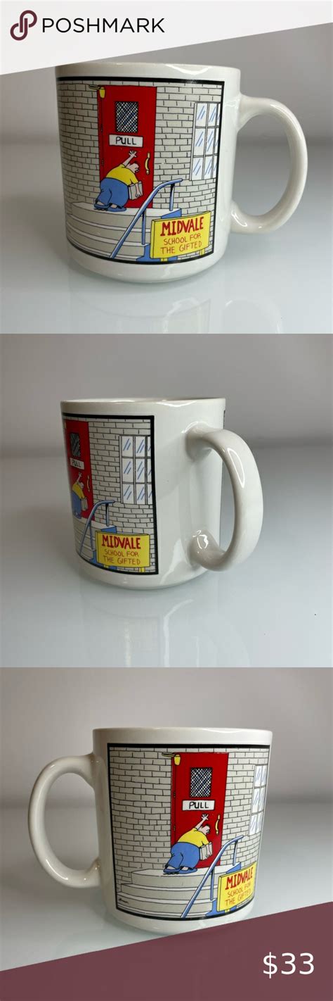 The Far Side By Gary Larson Vtg Coffee Mug 1986 Midvale School For The Gifted