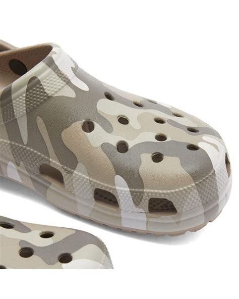 Crocs™ Classic Printed Camo Clog in Gray for Men | Lyst