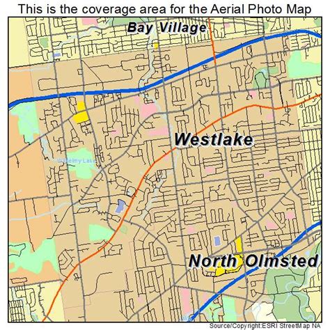 Aerial Photography Map of Westlake, OH Ohio