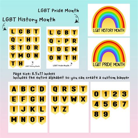 Golden LGBT History Month, LGBT Pride Month, 25 Elementary Classroom ...