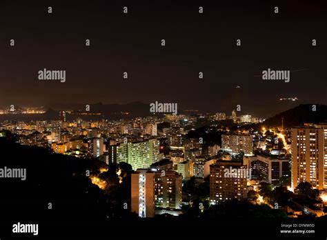 Rio De Janeiro at Night Stock Photo - Alamy