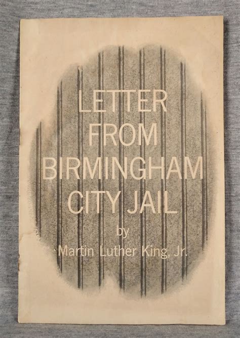 Letter from Birmingham City Jail by King, Martin Luther, Jr - 1963