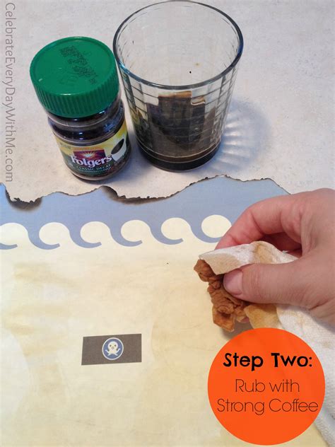 How to Make Treasure Map Paper in 2 Steps! - Celebrate Every Day With Me