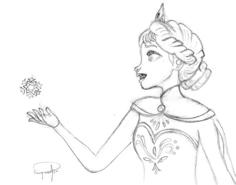 Download Disney Elsa of Arendelle Drawing Realistic | Drawing Skill