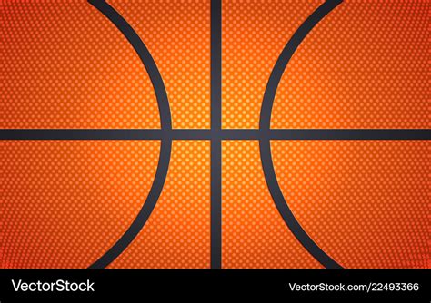 Horizontal ball texture for basketball sport Vector Image