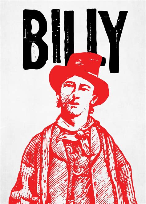 'Billy the Kid' Poster, picture, metal print, paint by John Marinakis ...