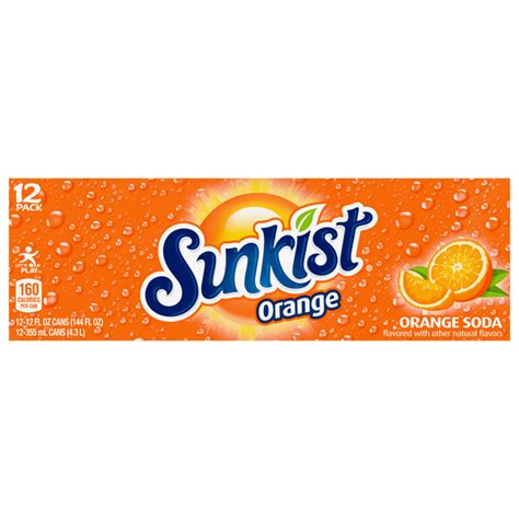 Save on Sunkist Orange Soda - 12 pk Order Online Delivery | Food Lion