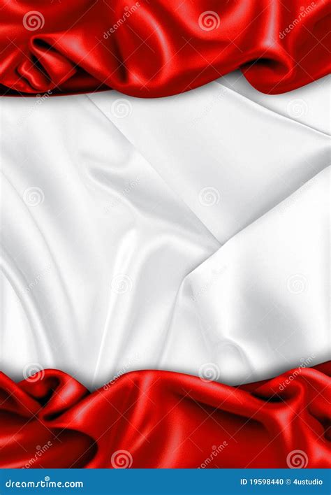 Red And White Satin Fabric Background Stock Photo - Image: 19598440