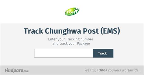 Chunghwa Post (EMS) Tracking | Get Updates And Track Your Package In Real-Time