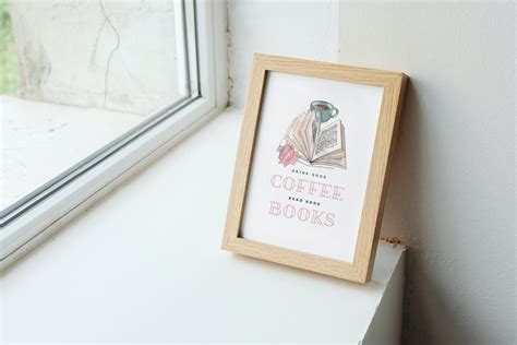 Desk Decor Aesthetic/drink Good Coffee Read Good Books Art Print ...