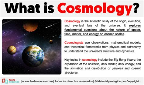 What is Cosmology | Definition of Cosmology