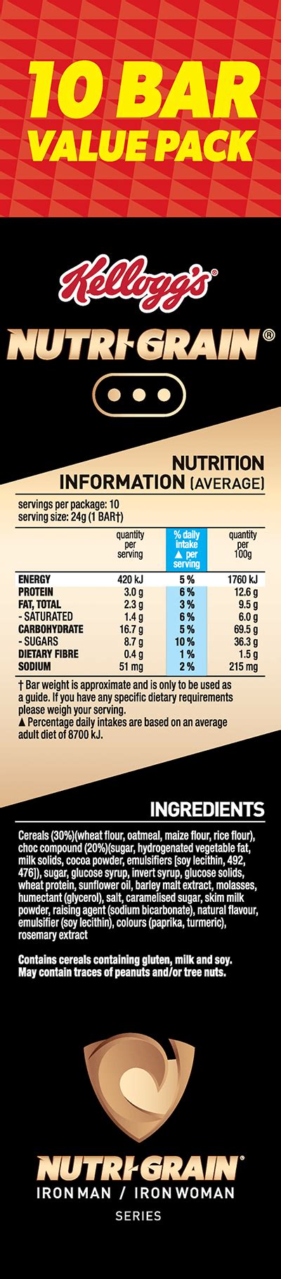 Kellogg Nutri Grain Cereal Nutrition Facts | Besto Blog