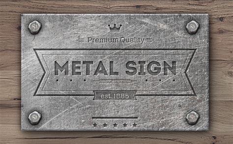 Engraved Metal Text Style Photoshop Tutorial